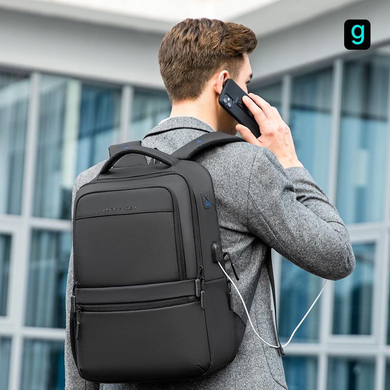 Fady: Upgrade 2nd Generation Lightweight USB Charging Laptop Backpack with Anti-theft Pocket - Image 3