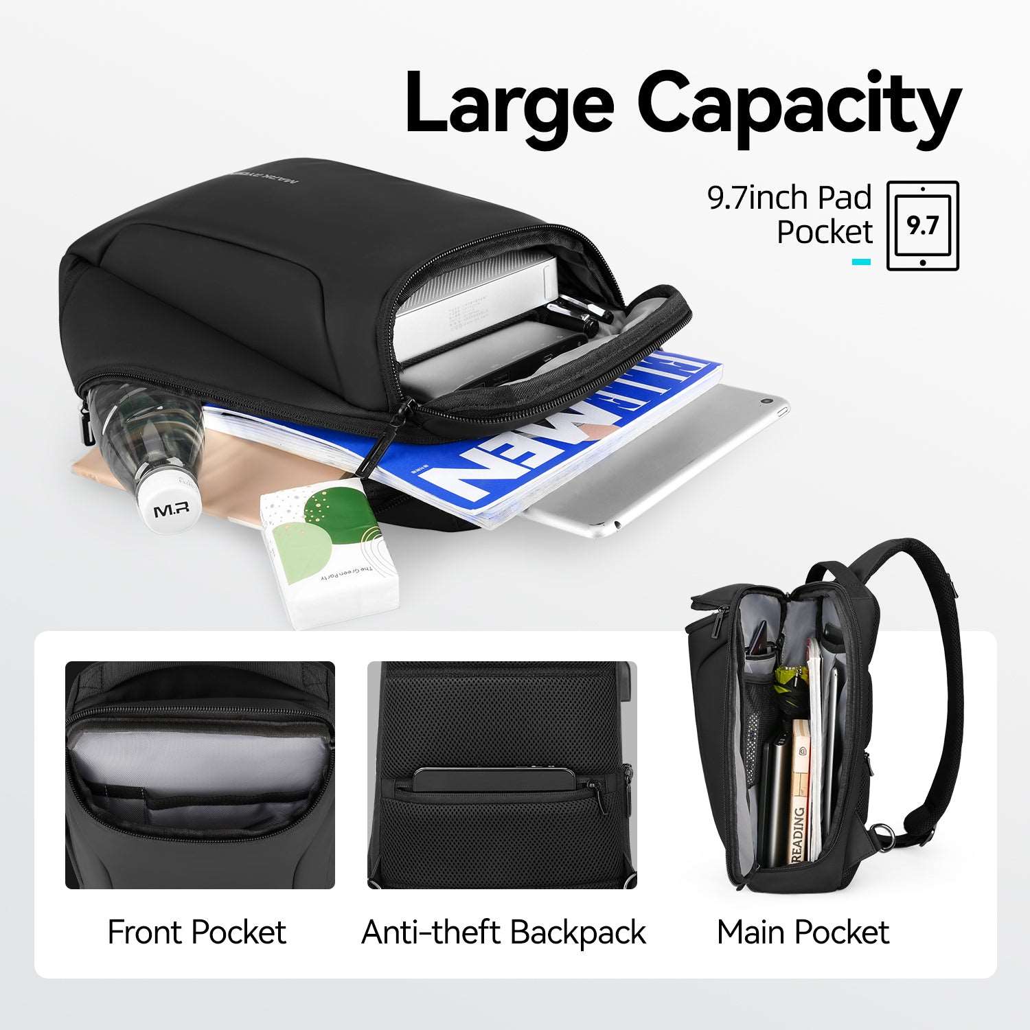 Mini Compacto Pro - The Versatile Shoulder Bag with USB - Image 7
