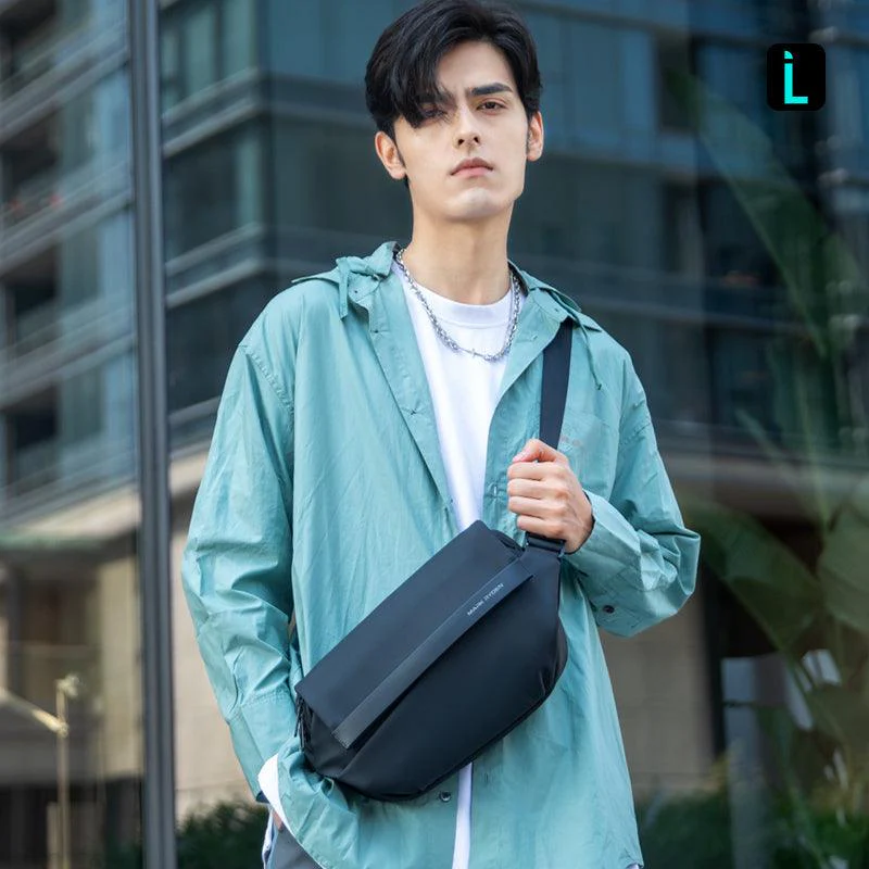 Fingon II: Leather Waterproof Large capacity City commuting Daily Messenger Bag - Image 3